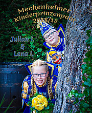 Meckenheimer Kinderprinzenpaar 2019 - Julian I. & Lena I.