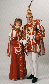 Meckenheimer Prinzenpaar 1991/1992: Prinz Manfred I. & Prinzessin Elke I.
